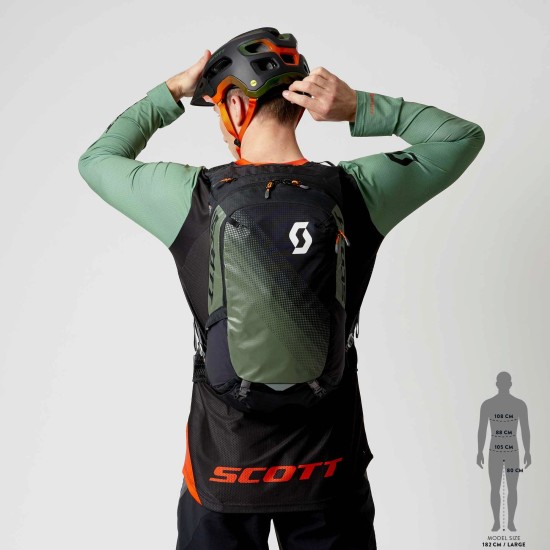 Рюкзак SCOTT Trail Protect Evo FR' 20 (caviar black/dark green)