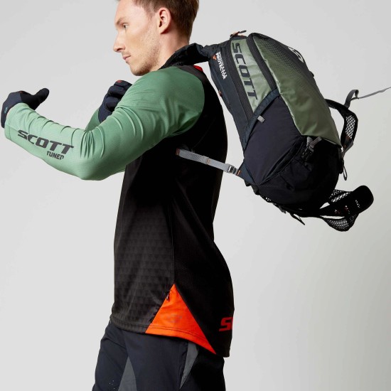 Рюкзак SCOTT Trail Protect Evo FR' 20 (caviar black/dark green)