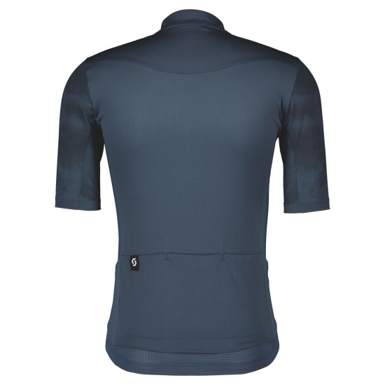 Джемпер (веломайка) SCOTT Gravel 10 к/рук (metal blue/dark blue)