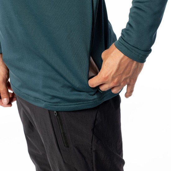 Джемпер SCOTT Trail Tuned длин.рукав (black/aruba green)