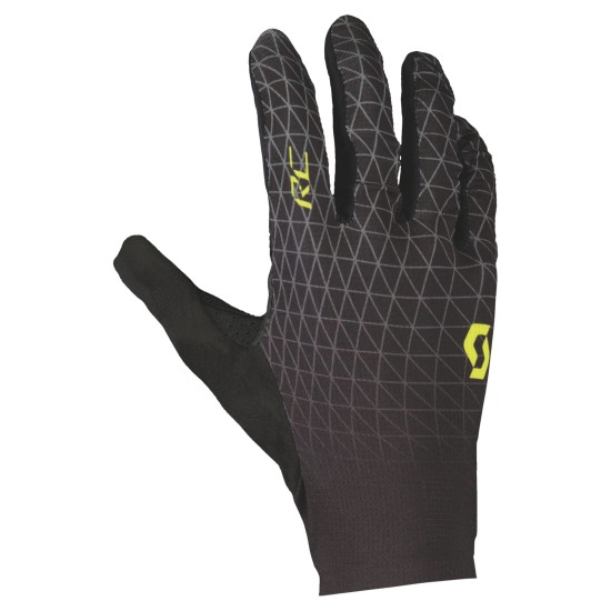 Перчатки SCOTT RC Pro д/пал (black/sulphur yellow)