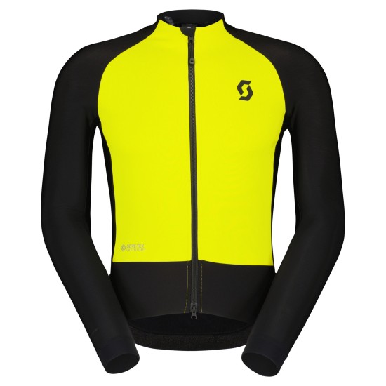 Куртка SCOTT RC Pro Warm Hybrid GTX WS (black/sulphur yellow)