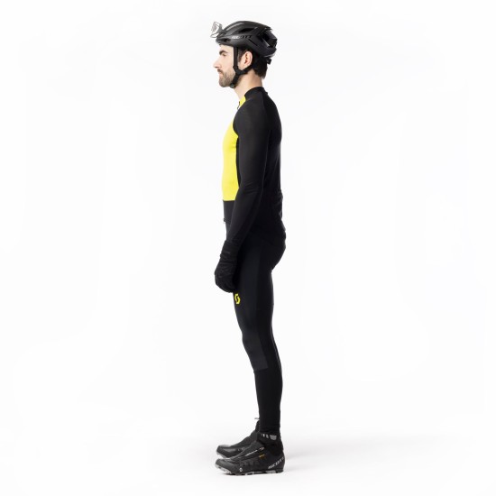 Куртка SCOTT RC Pro Warm Hybrid GTX WS (black/sulphur yellow)