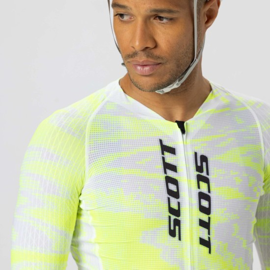 Джемпер SCOTT RC Ultd Aero SS (safety yellow/white)