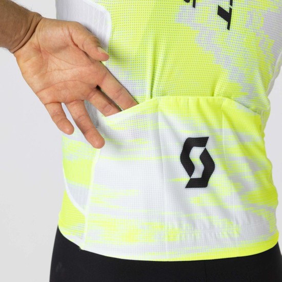 Джемпер SCOTT RC Ultd Aero SS (safety yellow/white)