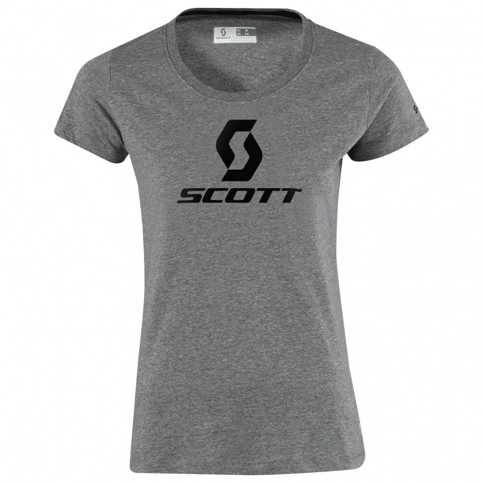 Женская футболка SCOTT 10 Icon к/рук (heather grey)