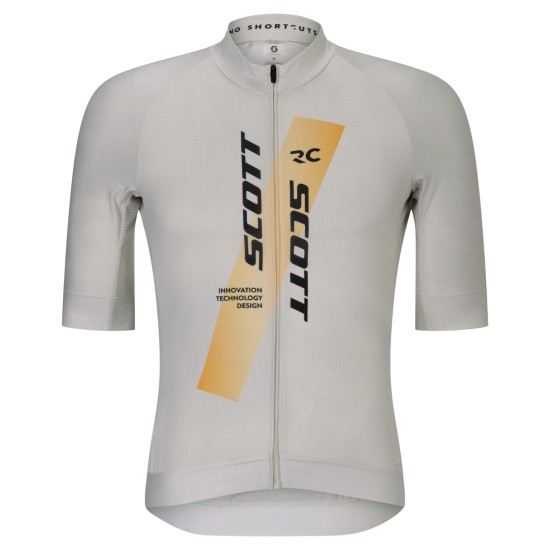 Джемпер SCOTT RC Pro SS (cotton white/gleam orange)