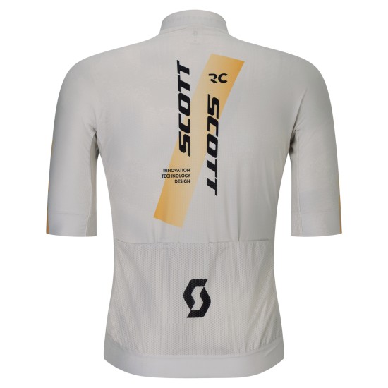 Джемпер SCOTT RC Pro SS (cotton white/gleam orange)