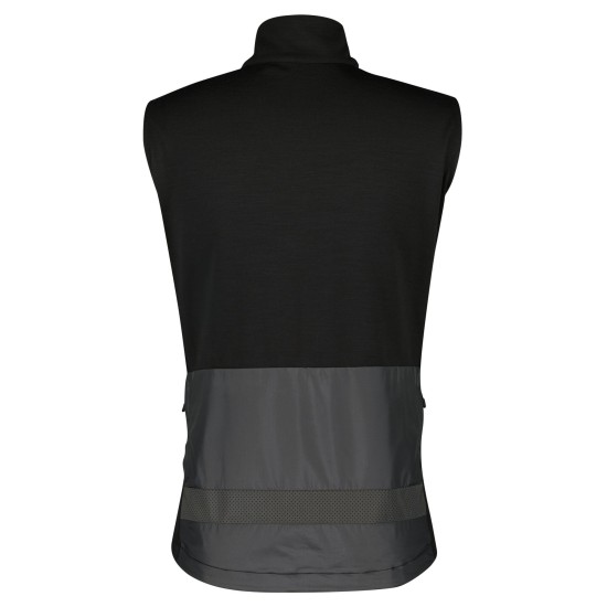 Жилет SCOTT Gravel Warm Merino без рук. (black)