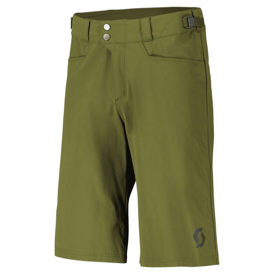 Шорты SCOTT Trail Flow с памперсом (fir green)
