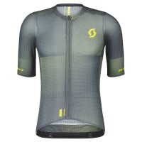 Джемпер (веломайка) SCOTT RC Ultimate SL к/рук (dark grey/sulphur yellow)
