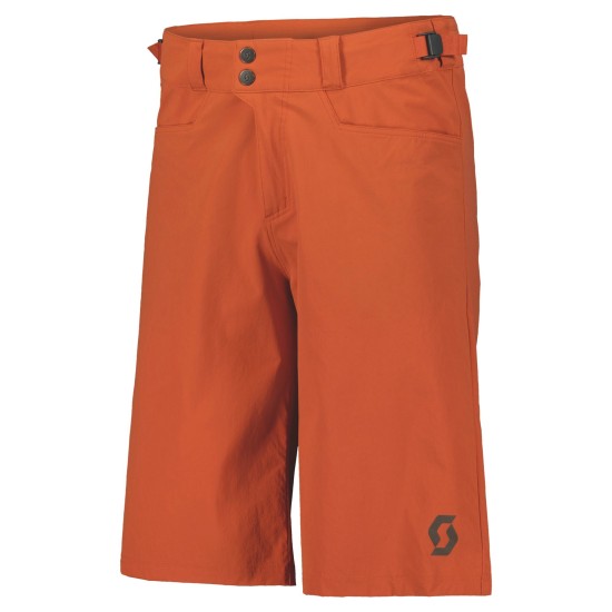 Шорты SCOTT Trail Flow с памперсом (braze orange)