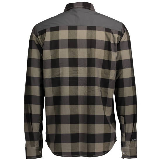 Рубашка SCOTT Check FT l/sl dust beige/dark grey