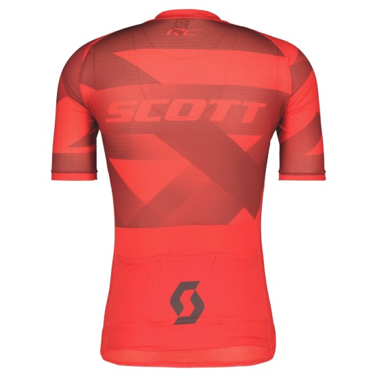Джемпер (веломайка) SCOTT RC Premium Climber к/рук (fiery red/dark grey)