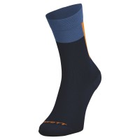 Носки SCOTT Block Stripe Crew (dark blue/braze orange)