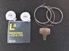 Система шнуровки Boa Reel & Lace Rep. Boa L6 (белый) Система шнуровки Boa Reel & Lace Rep. Boa L6 (белый)