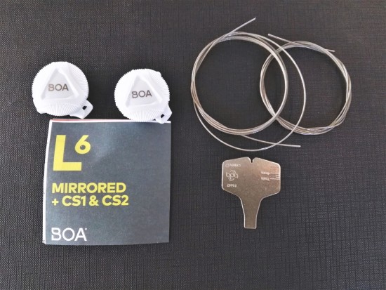 Система шнуровки Boa Reel & Lace Rep. Boa L6 (белый)