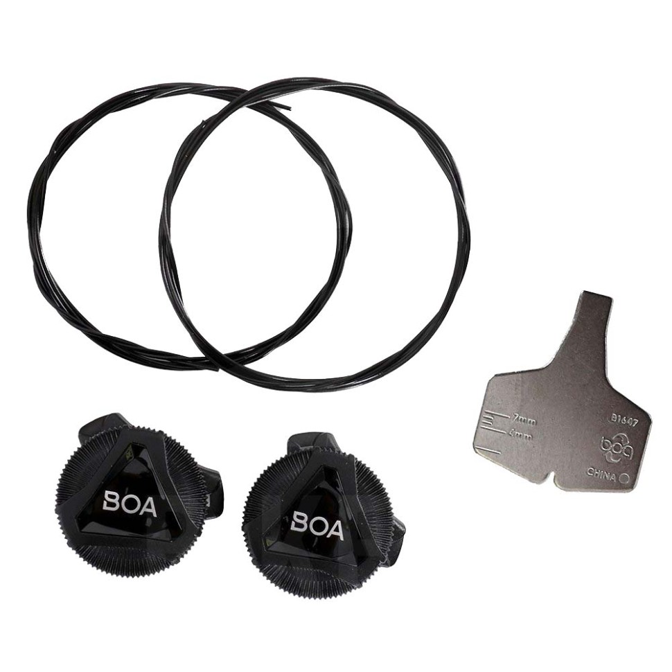 Система шнуровки Boa Reel & Lace Rep. Boa L6 (черный)