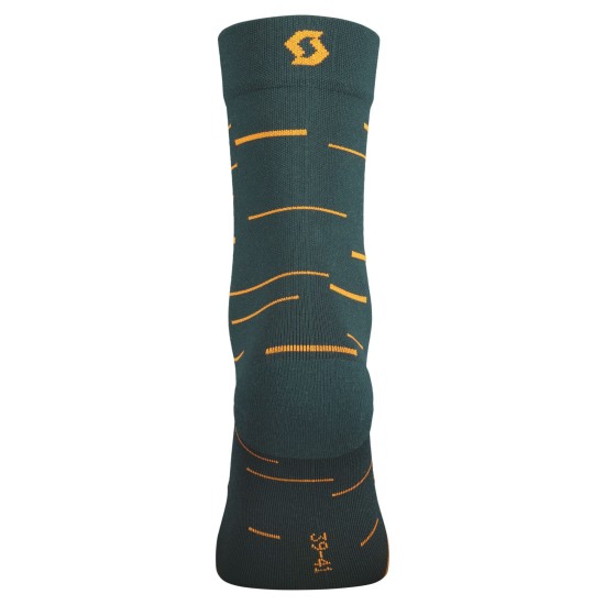 Носки SCOTT Speed Crew (aruba green/braze orange)