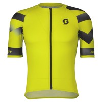 Джемпер (веломайка) SCOTT RC Premium Climber к/рук (sulphur yellow/black)