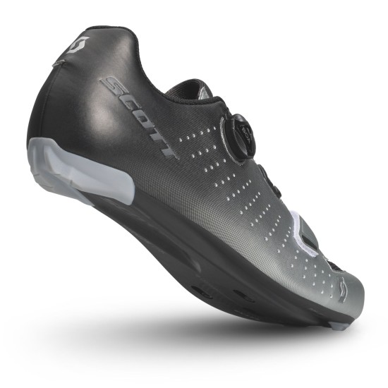 Велообувь SCOTT Road Comp Boa (black fade/metallic silver)