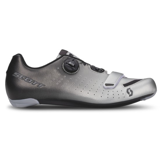 Велообувь SCOTT Road Comp Boa (black fade/metallic silver)