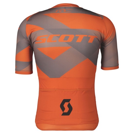Джемпер (веломайка) SCOTT RC Premium Climber к/рук (braze orange/dark grey)
