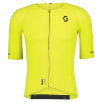 Джемпер (веломайка) SCOTT RC Ultimate Graphene к/рук (sulphur yellow/black)
