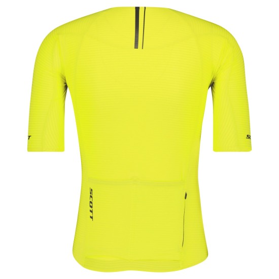 Джемпер (веломайка) SCOTT RC Ultimate Graphene к/рук (sulphur yellow/black)
