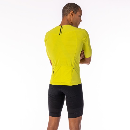 Джемпер (веломайка) SCOTT RC Ultimate Graphene к/рук (sulphur yellow/black)