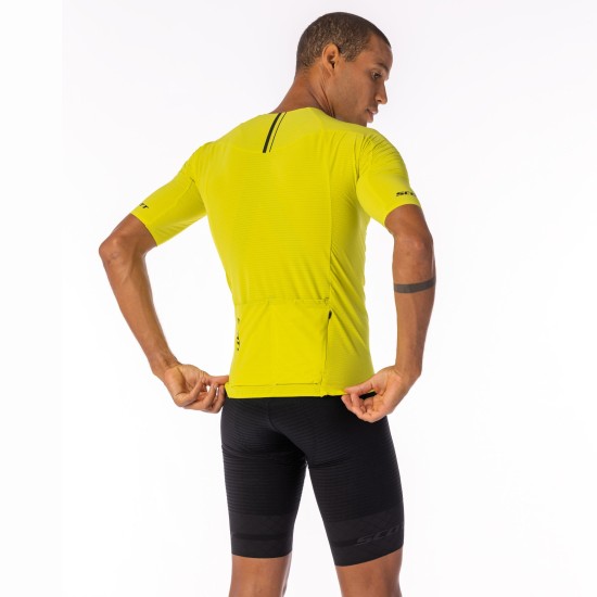 Джемпер (веломайка) SCOTT RC Ultimate Graphene к/рук (sulphur yellow/black)