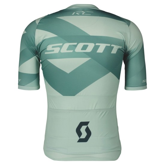 Джемпер (веломайка) SCOTT RC Premium Climber к/рук (mineral green/aruba green)