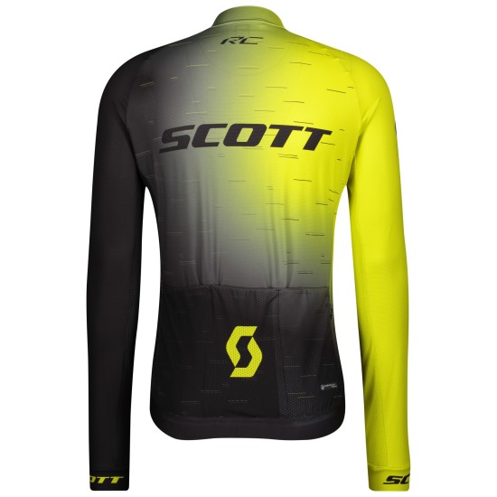 Джемпер (веломайка) SCOTT RC Pro д/рук. sulphur yellow/black