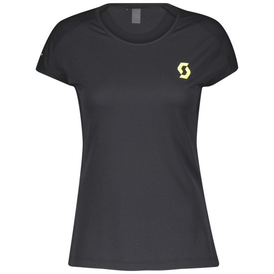 Женская беговая футболка SCOTT RC Run Team кор./рук (black/yellow)