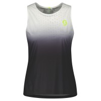 Женская беговая майка SCOTT RC Run без/рук. (white/yellow)
