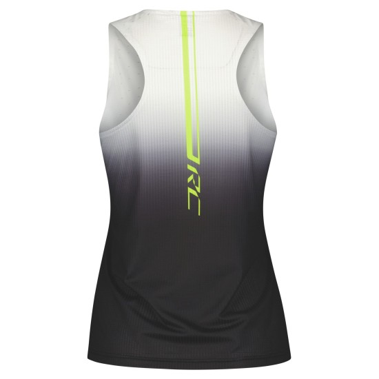 Женская беговая майка SCOTT RC Run без/рук. (white/yellow)