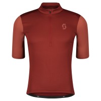 Джемпер (веломайка) SCOTT Gravel 10 к/рук (wood red/dusk red)