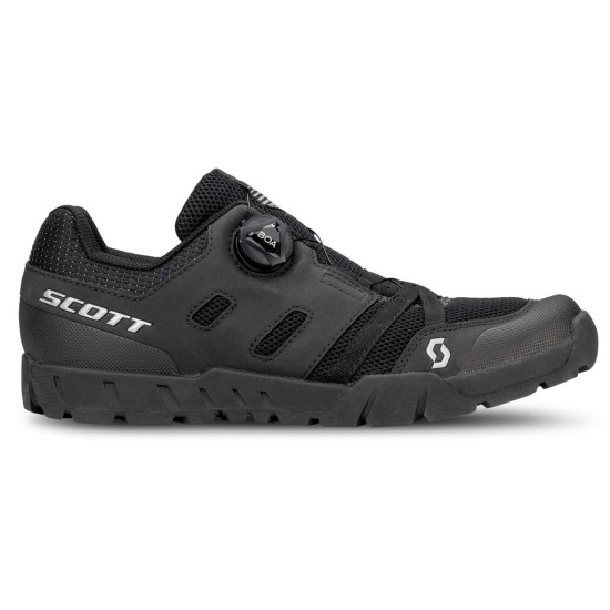 Велообувь SCOTT Sport Crus-r Flat Boa (black/silver)