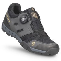 Велообувь женская контактная SCOTT Sport Crus-r Boa (dark grey/black)