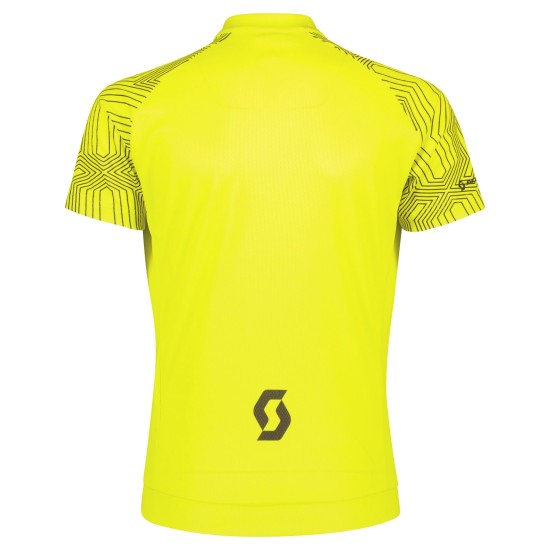 Джемпер SCOTT JR RC Team к/рук (sulphur yellow/black)