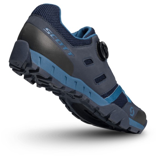 Велообувь контактная SCOTT Sport Crus-r Boa (dark blue/light blue)