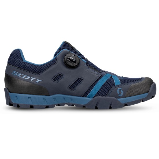 Велообувь контактная SCOTT Sport Crus-r Boa (dark blue/light blue)