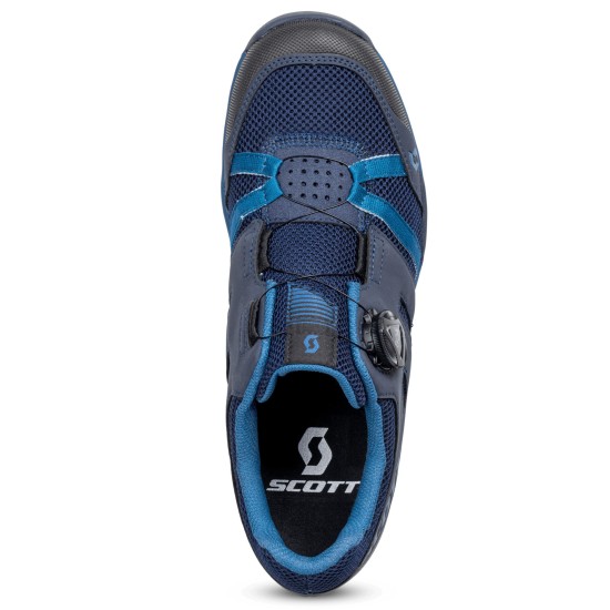 Велообувь контактная SCOTT Sport Crus-r Boa (dark blue/light blue)
