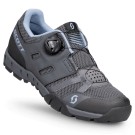 Велообувь женская контактная SCOTT Sport Crus-r Boa (dark grey/light blue) Велообувь женская контактная SCOTT Sport Crus-r Boa (dark grey/light blue)