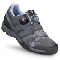 Велообувь женская контактная SCOTT Sport Crus-r Boa (dark grey/light blue)