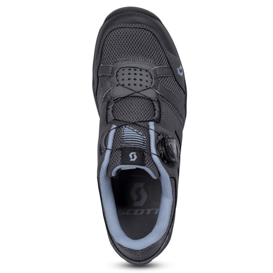 Велообувь женская контактная SCOTT Sport Crus-r Boa (dark grey/light blue)