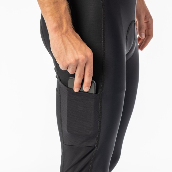 Тайтсы (облегающ. брюки) SCOTT Gravel утепл. +++ (black)